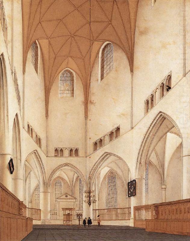 Interior of the Choir of St Bavo at Haarlem, Pieter Jansz Saenredam